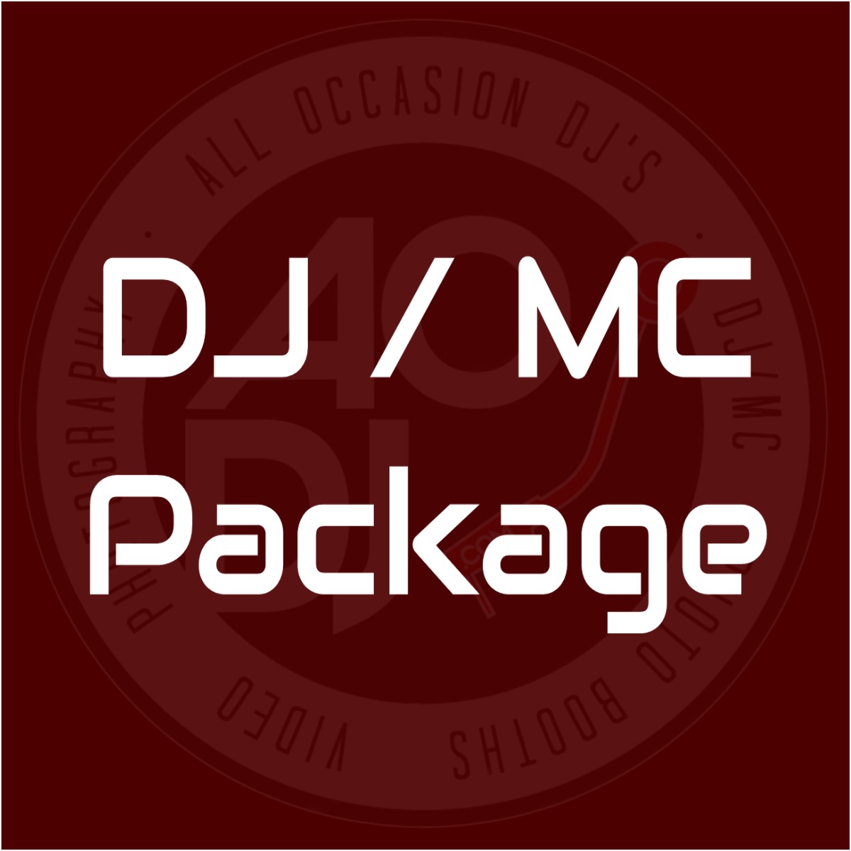 DJ & MC Package